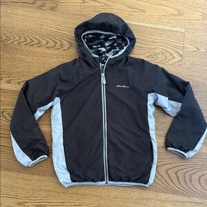 Eddie Bauer Kids reversible hooded jacket size M (10/12)